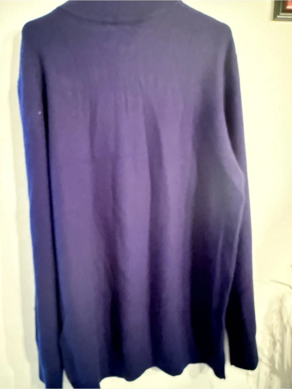 Coofandy Men's Navy Quarter-Zip Knit Sweater